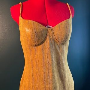 SEXY FAUX MicroSuede Party Dress! Size L